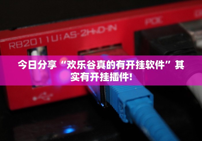 今日分享“欢乐谷真的有开挂软件”其实有开挂插件!