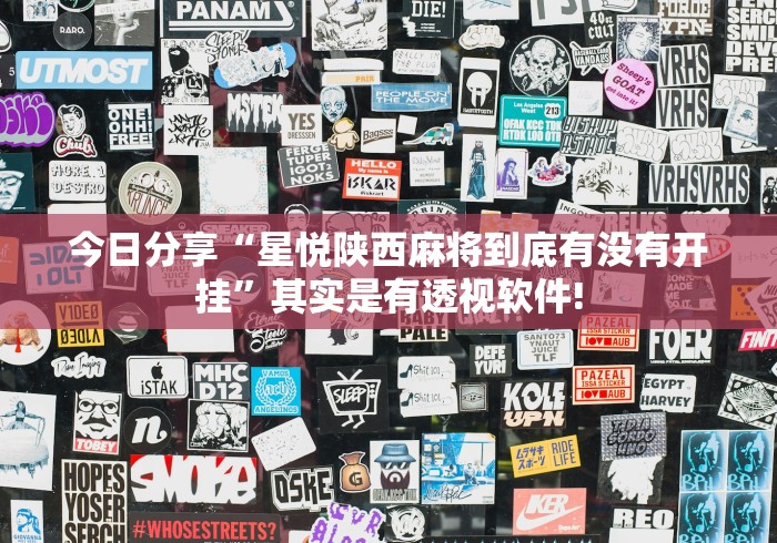 今日分享“星悦陕西麻将到底有没有开挂”其实是有透视软件!