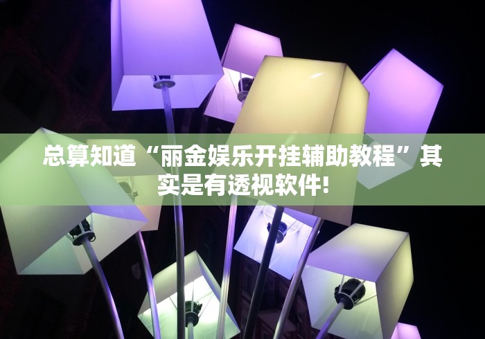 总算知道“丽金娱乐开挂辅助教程”其实是有透视软件! 总算知道“丽金娱乐开挂辅助教程”其实是有透视软件!